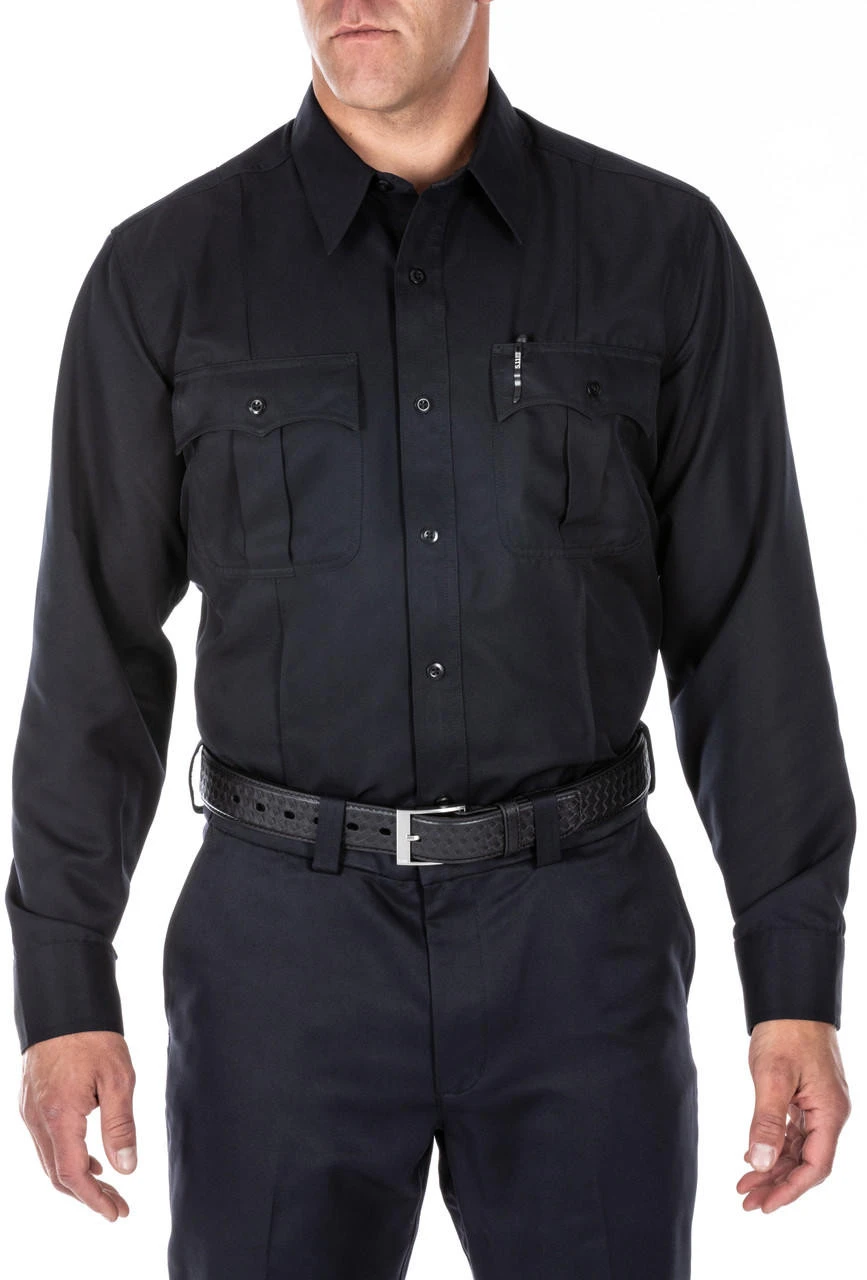 5.11 Tactical Men's Class A Fast-Tac Twill Long Sleeve Uniform Shirt 72510 - Image 10