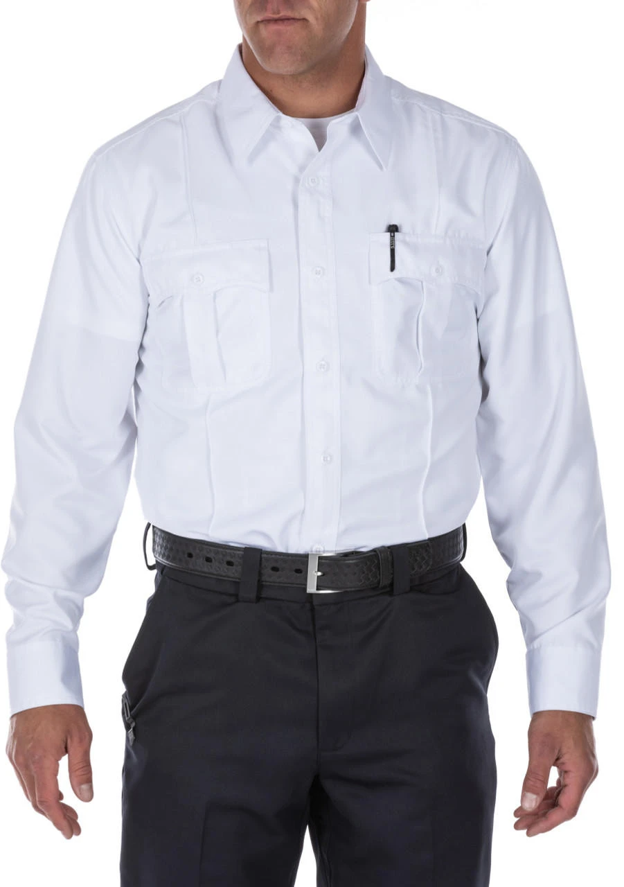 5.11 Tactical Men's Class A Fast-Tac Twill Long Sleeve Uniform Shirt 72510 - Image 5