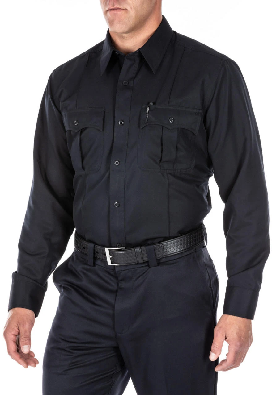 5.11 Tactical Men's Class A Fast-Tac Twill Long Sleeve Uniform Shirt 72510 - Image 11