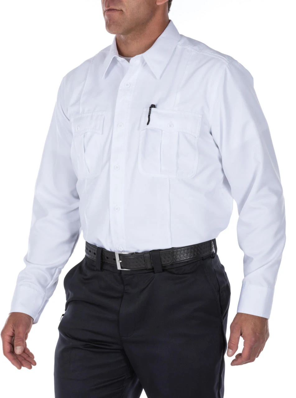 5.11 Tactical Men's Class A Fast-Tac Twill Long Sleeve Uniform Shirt 72510 - Image 7