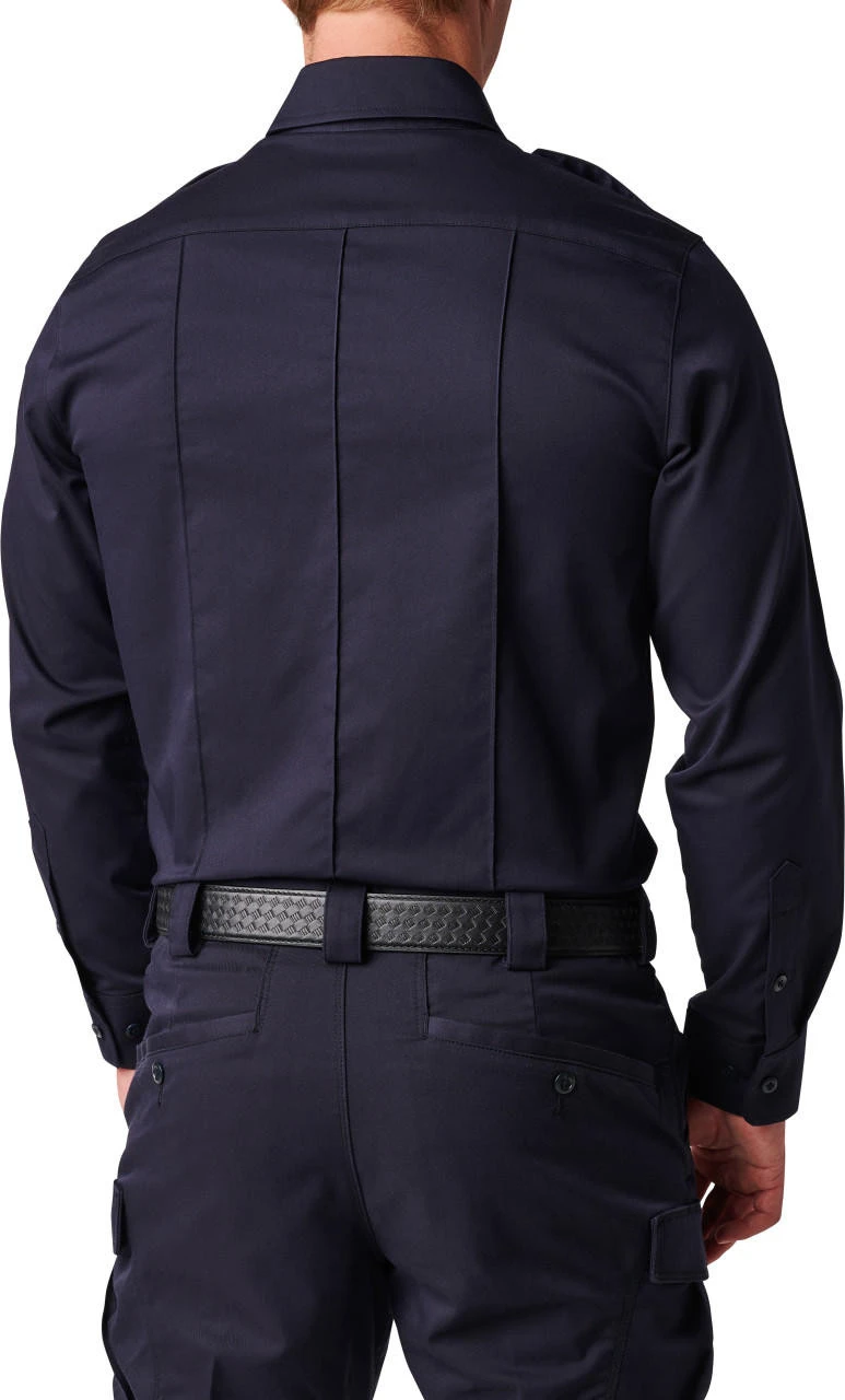 5.11 Tactical Men's NYPD Stryke Twill Long Sleeve Uniform Shirt 72541 - Image 3