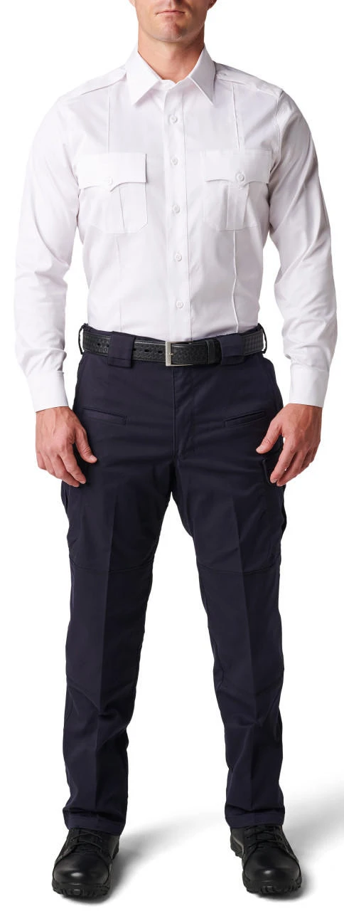 5.11 Tactical Men's NYPD Stryke Twill Long Sleeve Uniform Shirt 72541 - Image 8