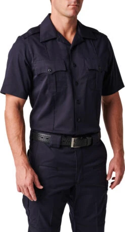 5.11 Tactical Men's NYPD Stryke Twill Short Sleeve Uniform Shirt 71401