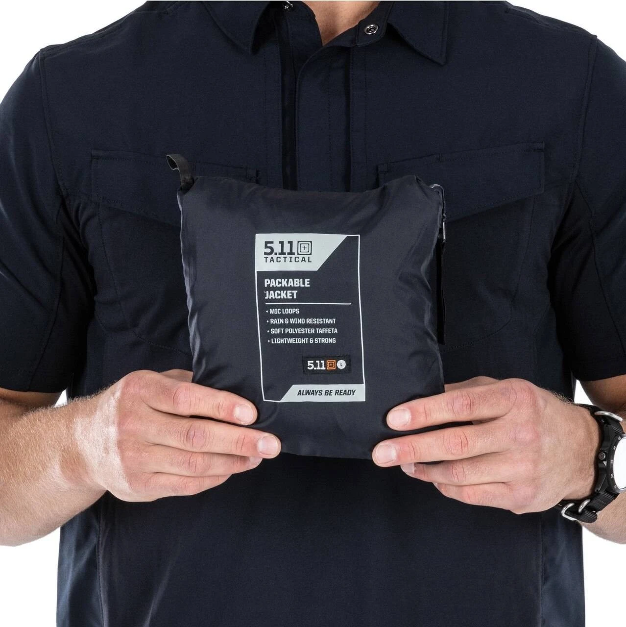 5.11 Tactical Men's Packable Jacket 48035 - Image 4
