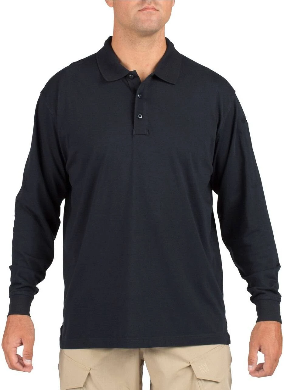 5.11 Tactical Men's Tactical Jersey Long Sleeve Polo Shirt 72360 - Image 2