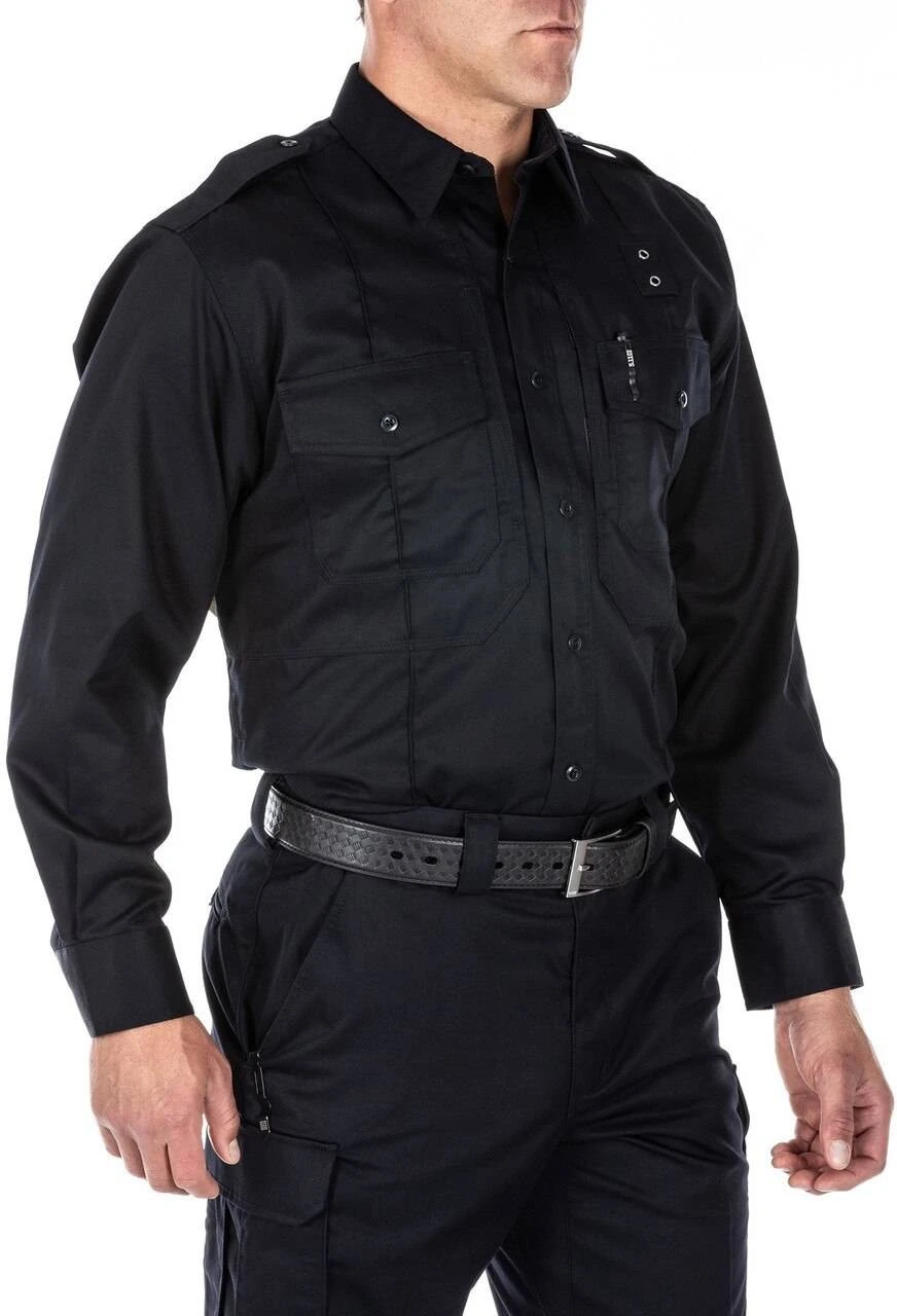 5.11 Tactical Men's Twill PDU Class B Long Sleeve Shirt 72345 - Image 2