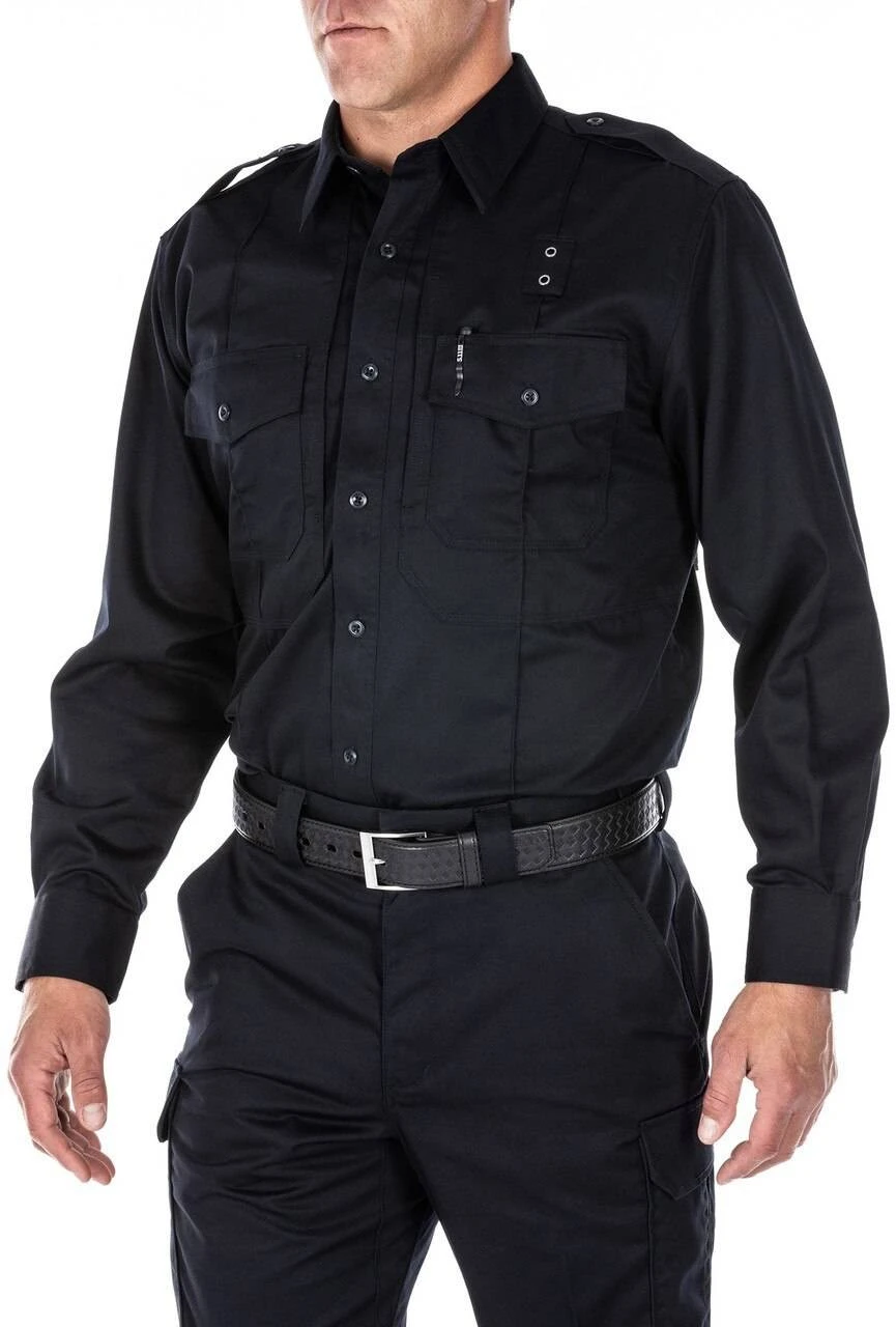 5.11 Tactical Men's Twill PDU Class B Long Sleeve Shirt 72345 - Image 3