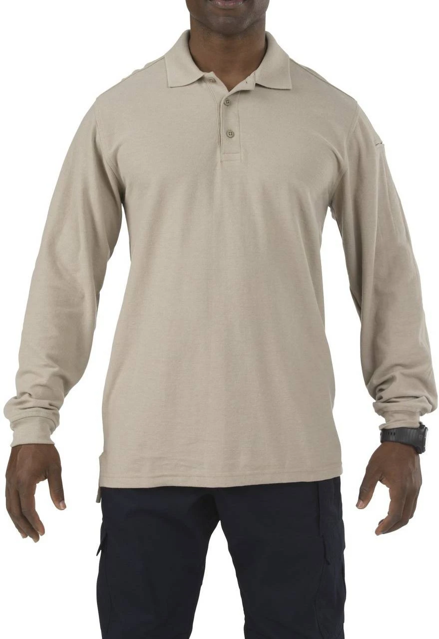 5.11 Tactical Men's Utility Long Sleeve Polo Shirt 72057 - Image 6