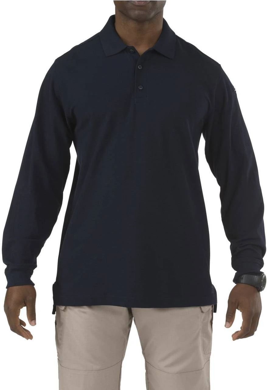 5.11 Tactical Men's Utility Long Sleeve Polo Shirt 72057 - Image 2