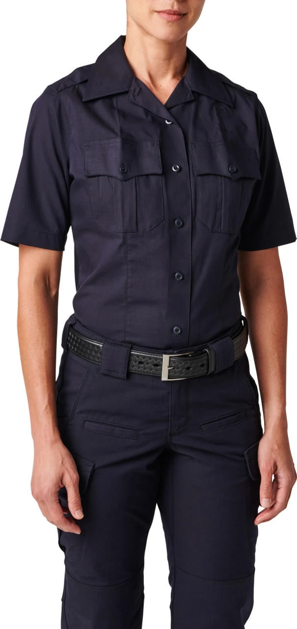 5.11 Tactical Women's NYPD Stryke RipStop Short Sleeve Uniform Shirt 61335 - Image 4