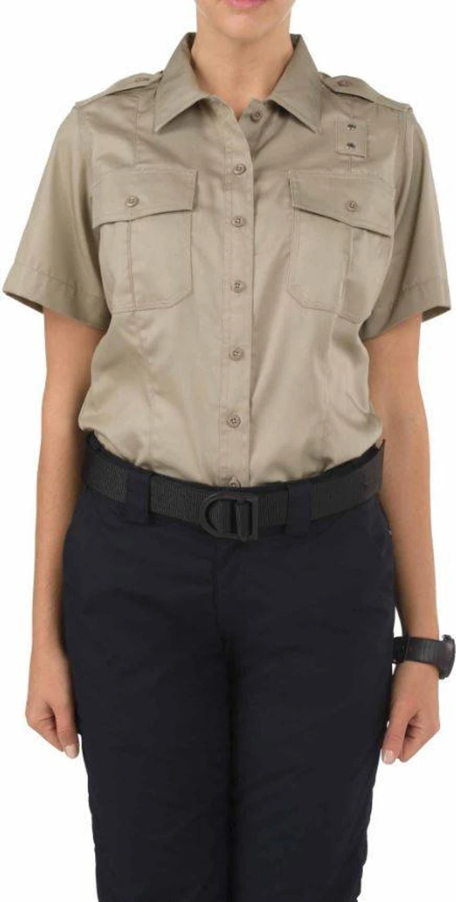 5.11 Tactical Women's Twill PDU Class A Short Sleeve Shirt 61158 - Image 3