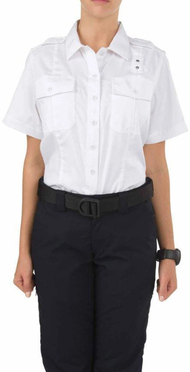 5.11 Tactical Women's Twill PDU Class A Short Sleeve Shirt 61158 - Image 4