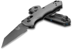 Benchmade 2900BK Charcoal Grey Auto Immunity Wharncliffe Tactical EDC Automatic Knife