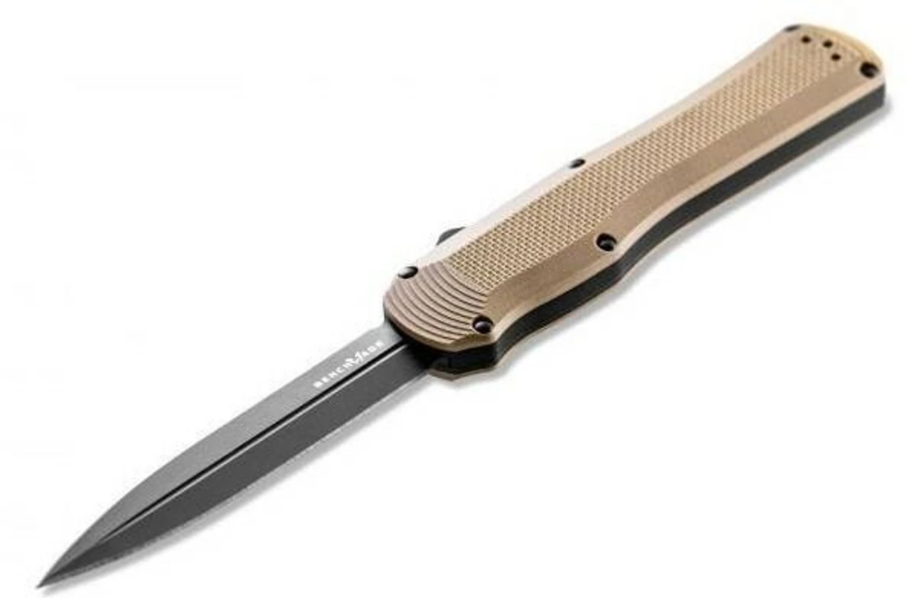 Benchmade Autocrat Coyote Brown G10 Double Edge Dagger 3400BK-2 - Image 4