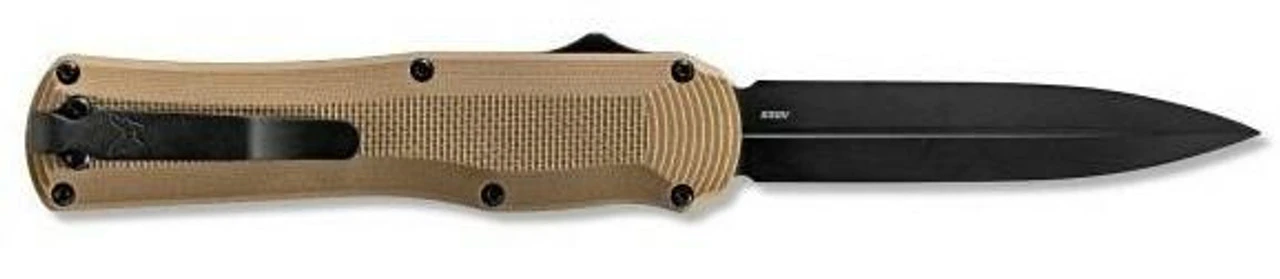 Benchmade Autocrat Coyote Brown G10 Double Edge Dagger 3400BK-2 - Image 3