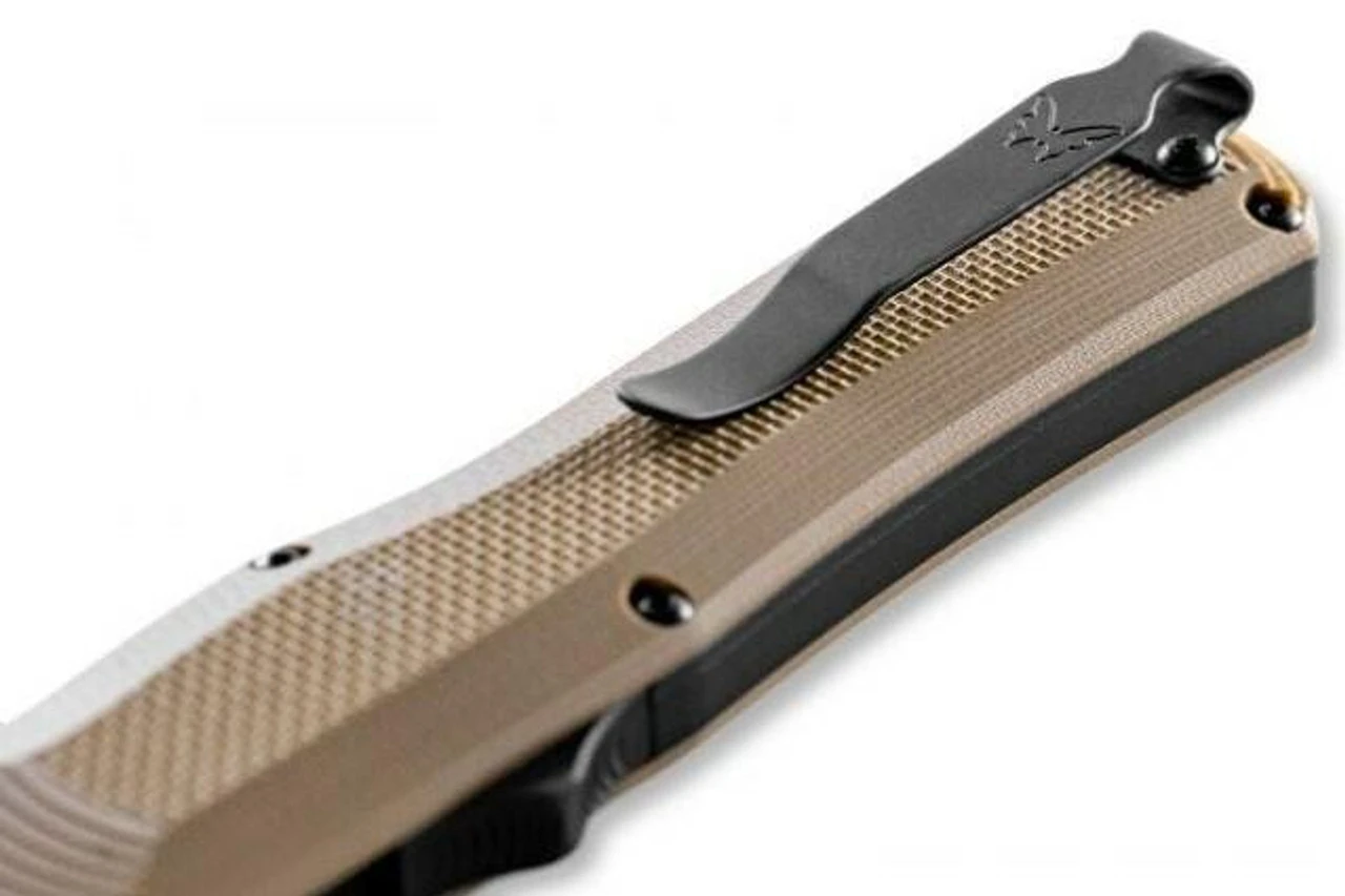 Benchmade Autocrat Coyote Brown G10 Double Edge Dagger 3400BK-2 - Image 6