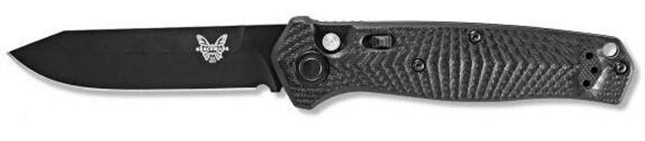 Benchmade Push Button Automatic Reverse Tanto Mediator Knife 8551BK - Image 2