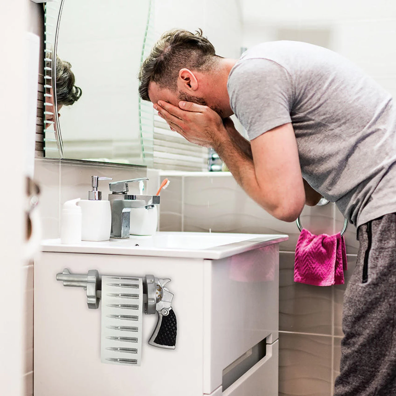 Caliber Gourmet Revolver Toilet Paper Holder - Image 3
