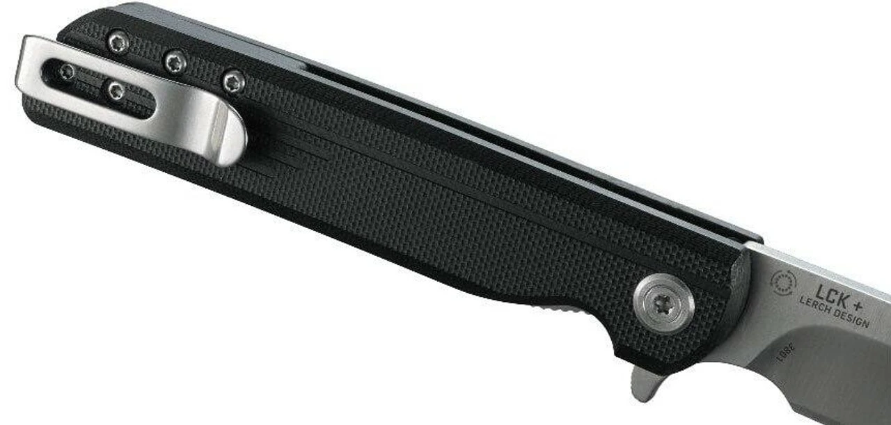 CRKT 3801 LCK + Black Drop Point Assisted Opening Flipper Folding Knife - Image 4