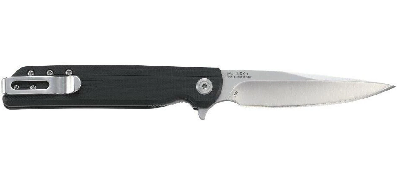 CRKT 3801 LCK + Black Drop Point Assisted Opening Flipper Folding Knife - Image 2
