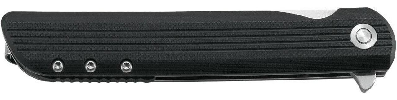 CRKT 3810 LCK + Large Black Drop Point Assisted Opening Flipper Folding Knife - Image 5