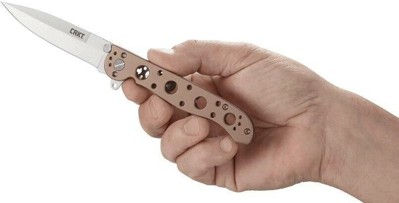 CRKT M16-03BS Spear Point Tactical Flipper Folding Knife With Silver Blade - Image 10