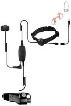 Earphone Connection Cobra Throat Microphone