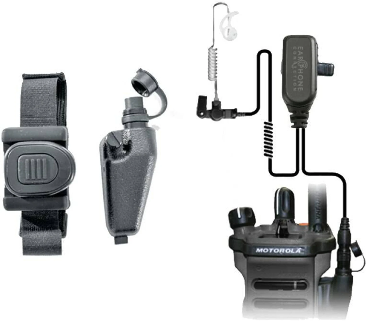 Earphone Connection Combi Hawk Wireless QR Adapter & PTT Kit