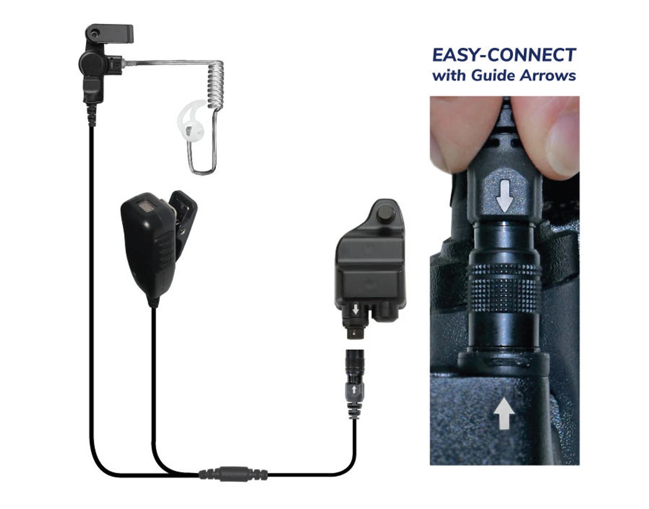 Earphone Connection Cougar Black Diamond 2-Wire Surveillance Kit - Image 2