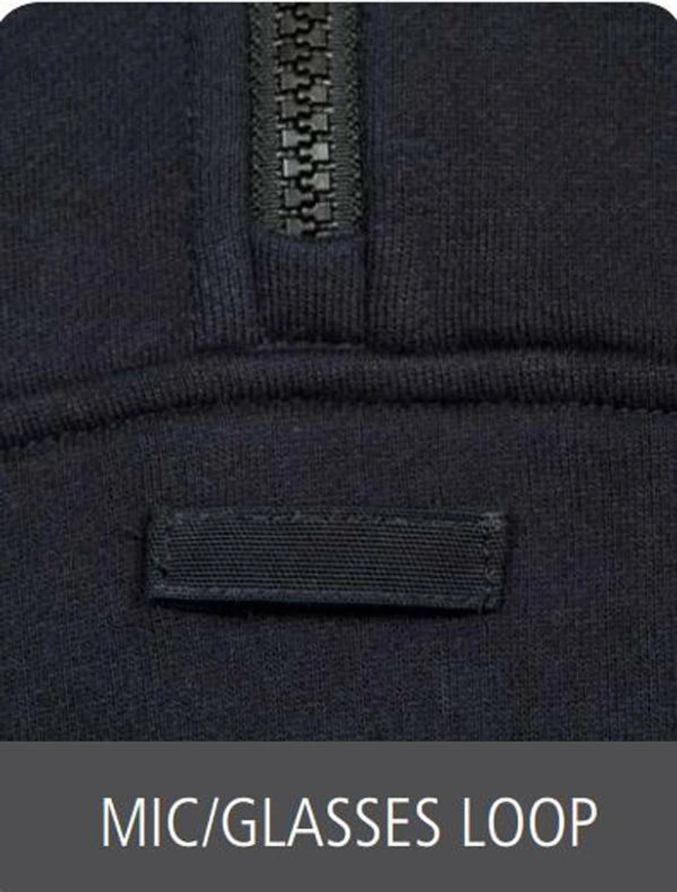 Elbeco Navy Quarter Zip Job Shirt - Image 2
