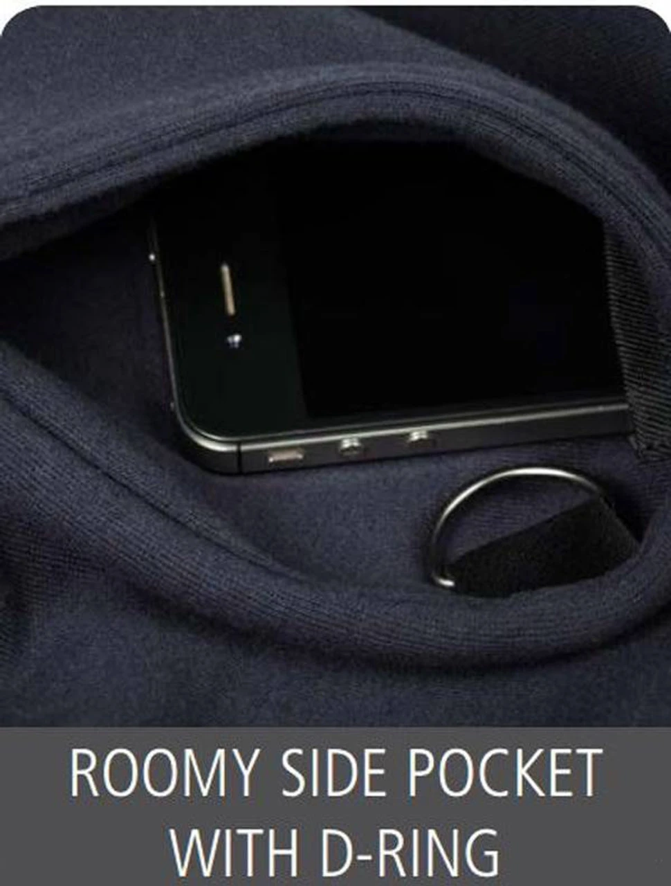 Elbeco Navy Quarter Zip Job Shirt - Image 4