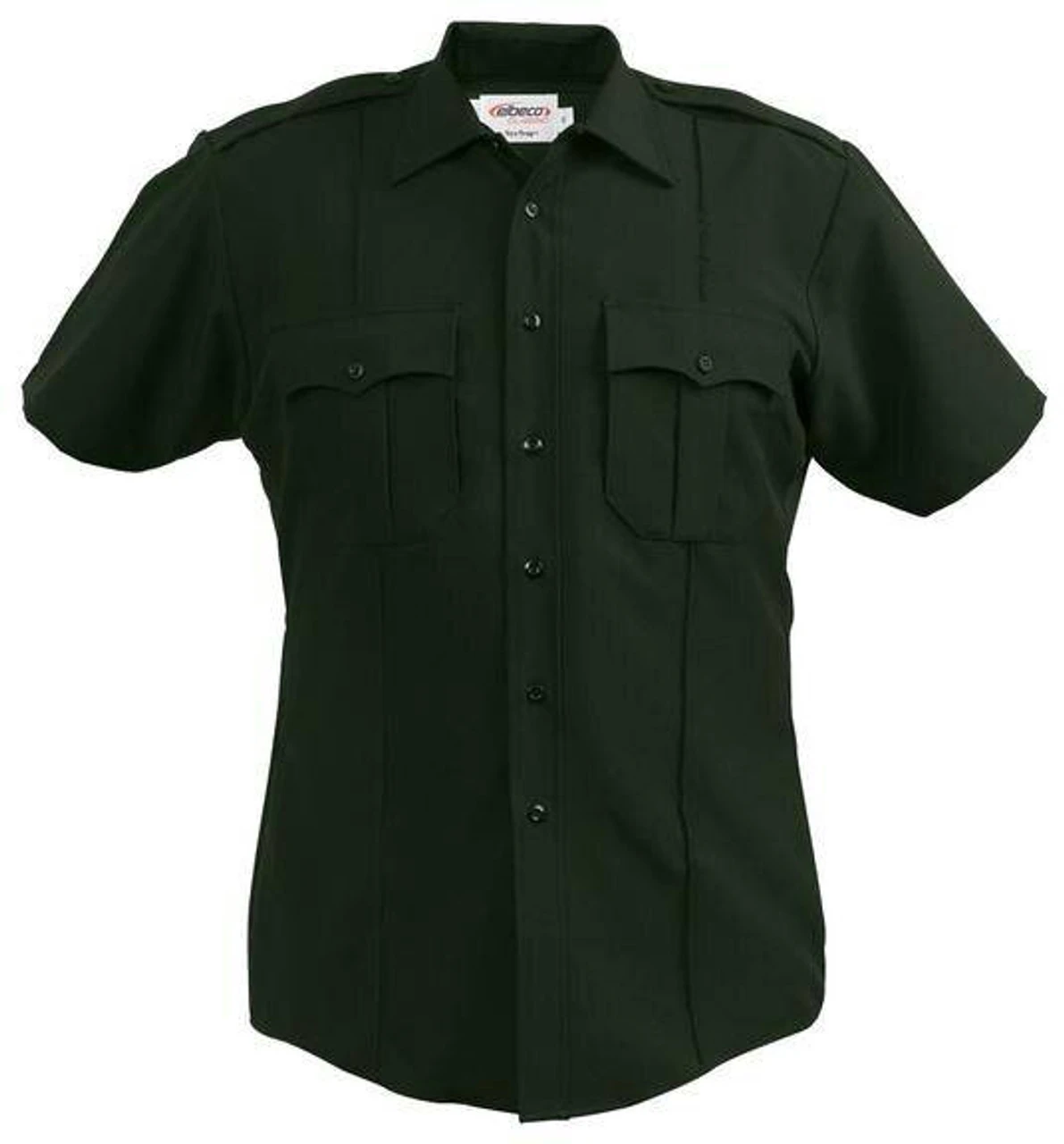 Elbeco Zippered Textrop2 Mens Short Sleeve Shirt - Image 3