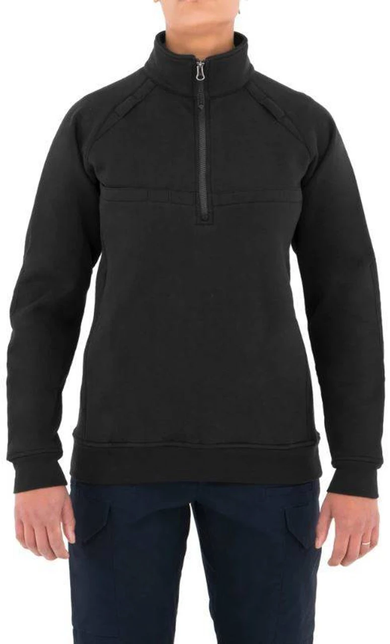 First Tactical Women's 1/4 Zip Cotton Job Shirt 128507 - Image 3