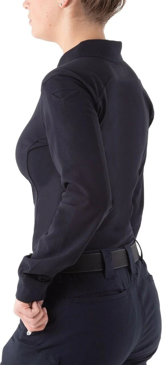 First Tactical Women's Cotton Long Sleeve Polo 121502 - Image 2