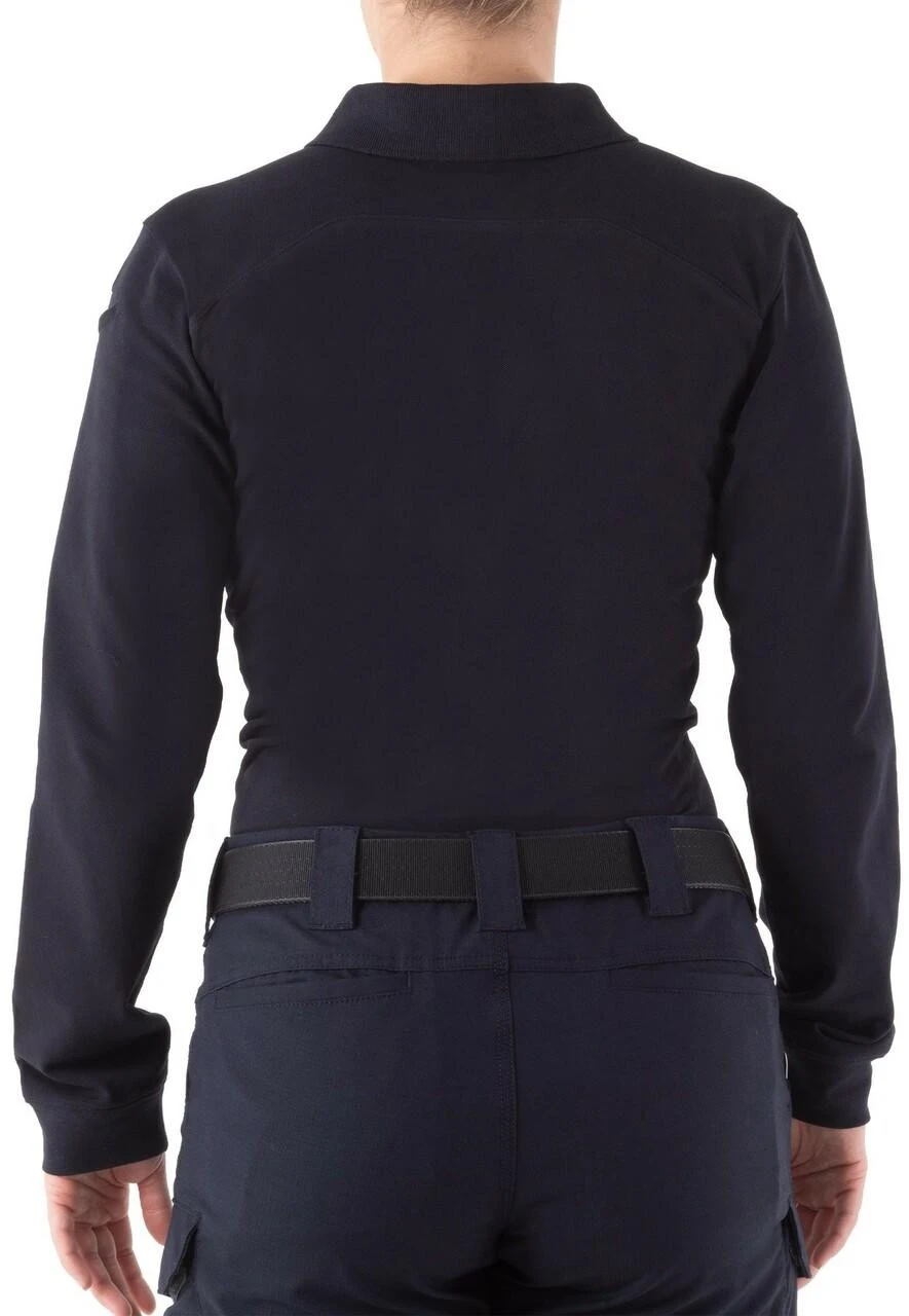 First Tactical Women's Cotton Long Sleeve Polo 121502 - Image 4