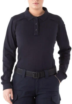 First Tactical Women's Cotton Long Sleeve Polo 121502
