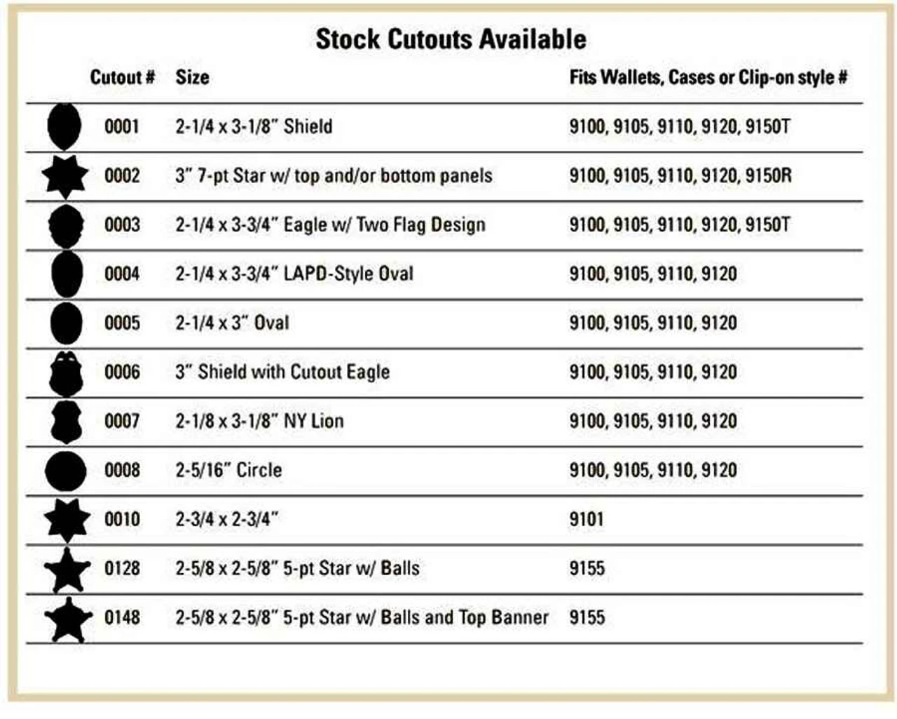 Hero's Pride Deluxe Tri-fold Badge Wallet With ID & Credit Cards - Image 2