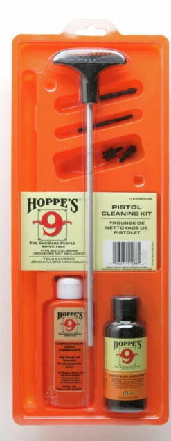 Hoppe's 9 Cleaning Kit Universal Pistol Clam Pack PCOB