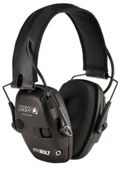 Howard Leight Impact Sport Bolt Black Electronic Earmuff