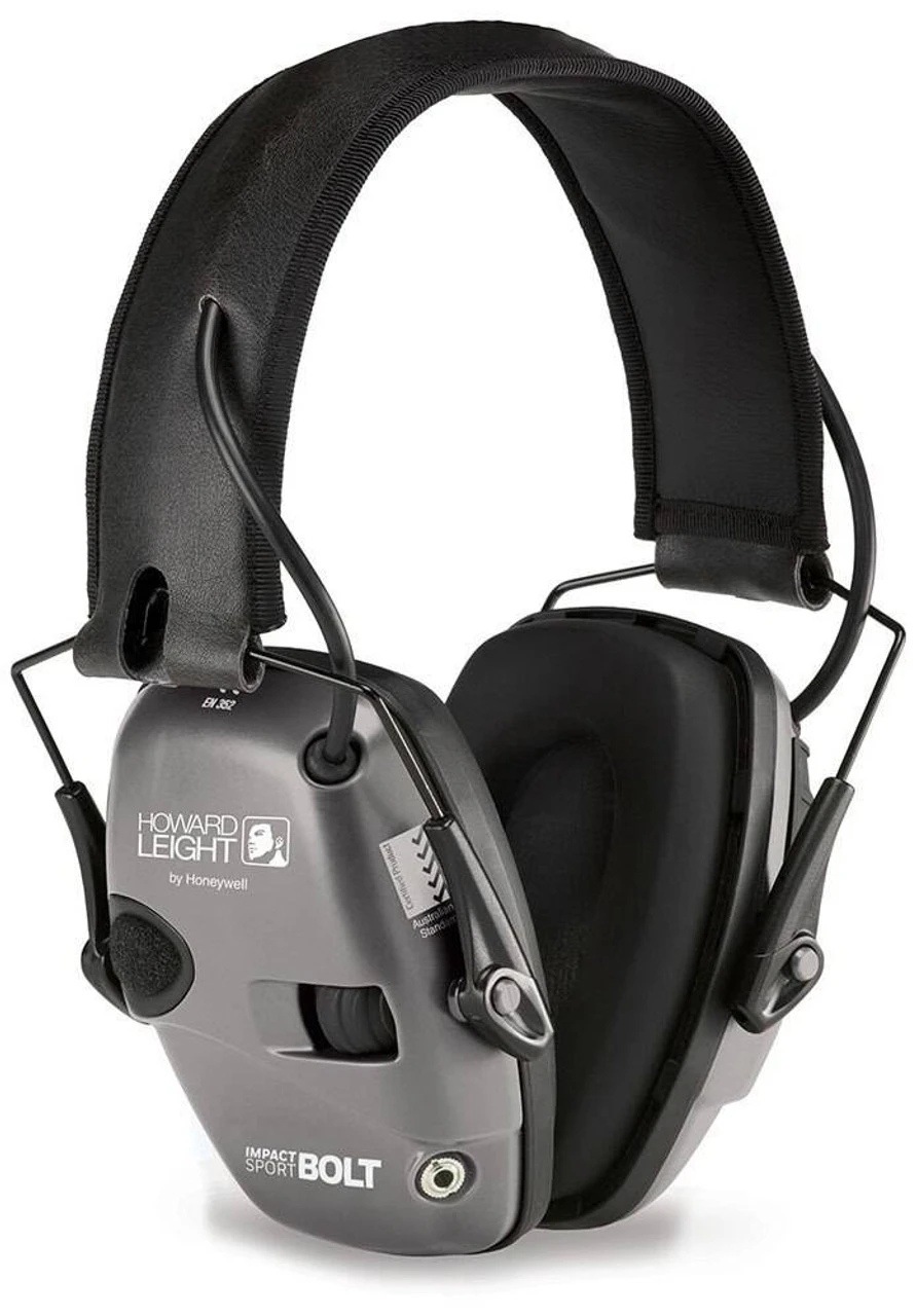 Howard Leight Impact Sport Bolt Grey Electronic Earmuff