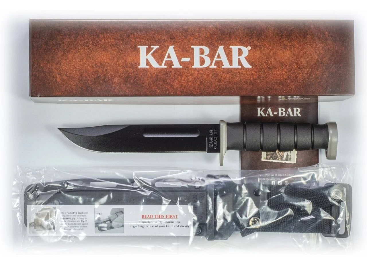 Ka-Bar Knives D2 Extreme Straight Edge Fixed Blade Knife - Image 3