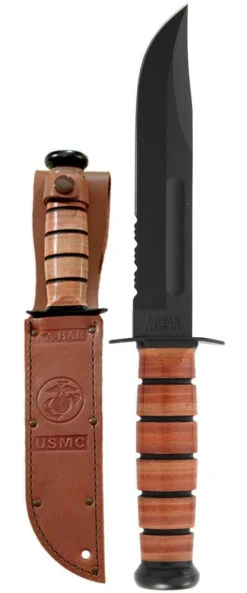 Ka-Bar Knives U.S.M.C. Fighting Knife Serrated