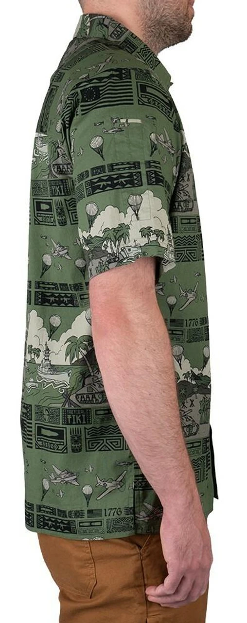 LA Police Gear 5 Branches Tactical Tiki⢠Short Sleeve Button Up Shirt - Image 11