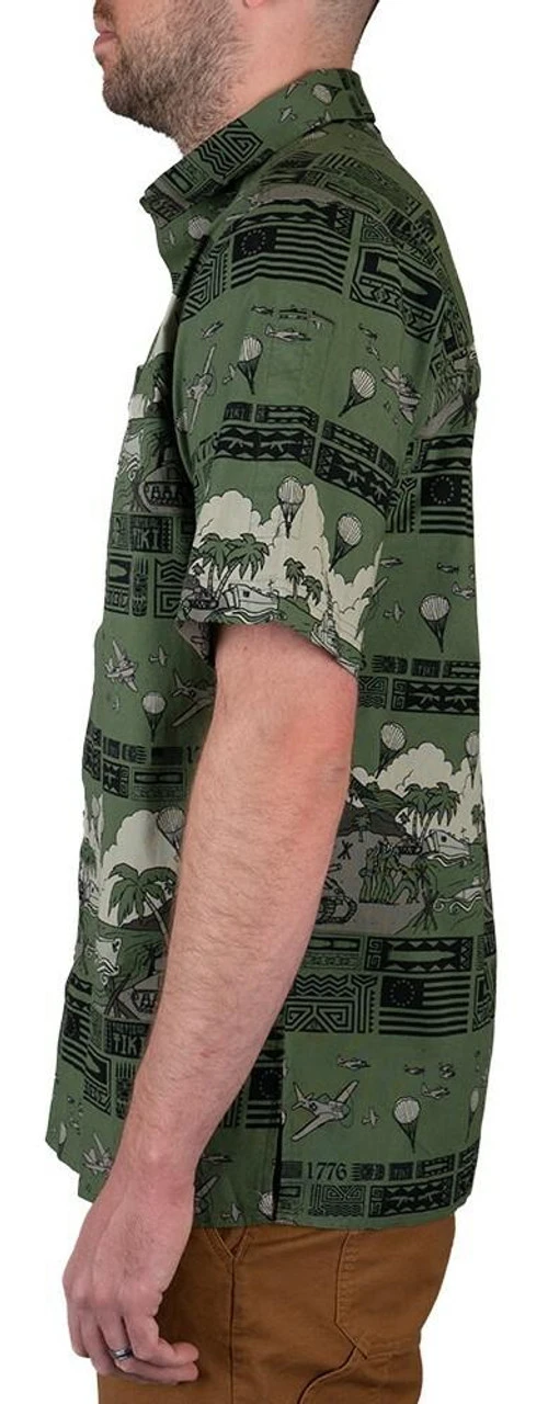 LA Police Gear 5 Branches Tactical Tiki⢠Short Sleeve Button Up Shirt - Image 15