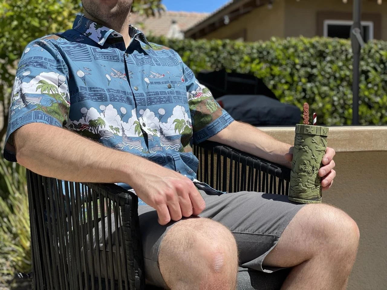 LA Police Gear 5 Branches Tactical Tiki⢠Short Sleeve Button Up Shirt - Image 2