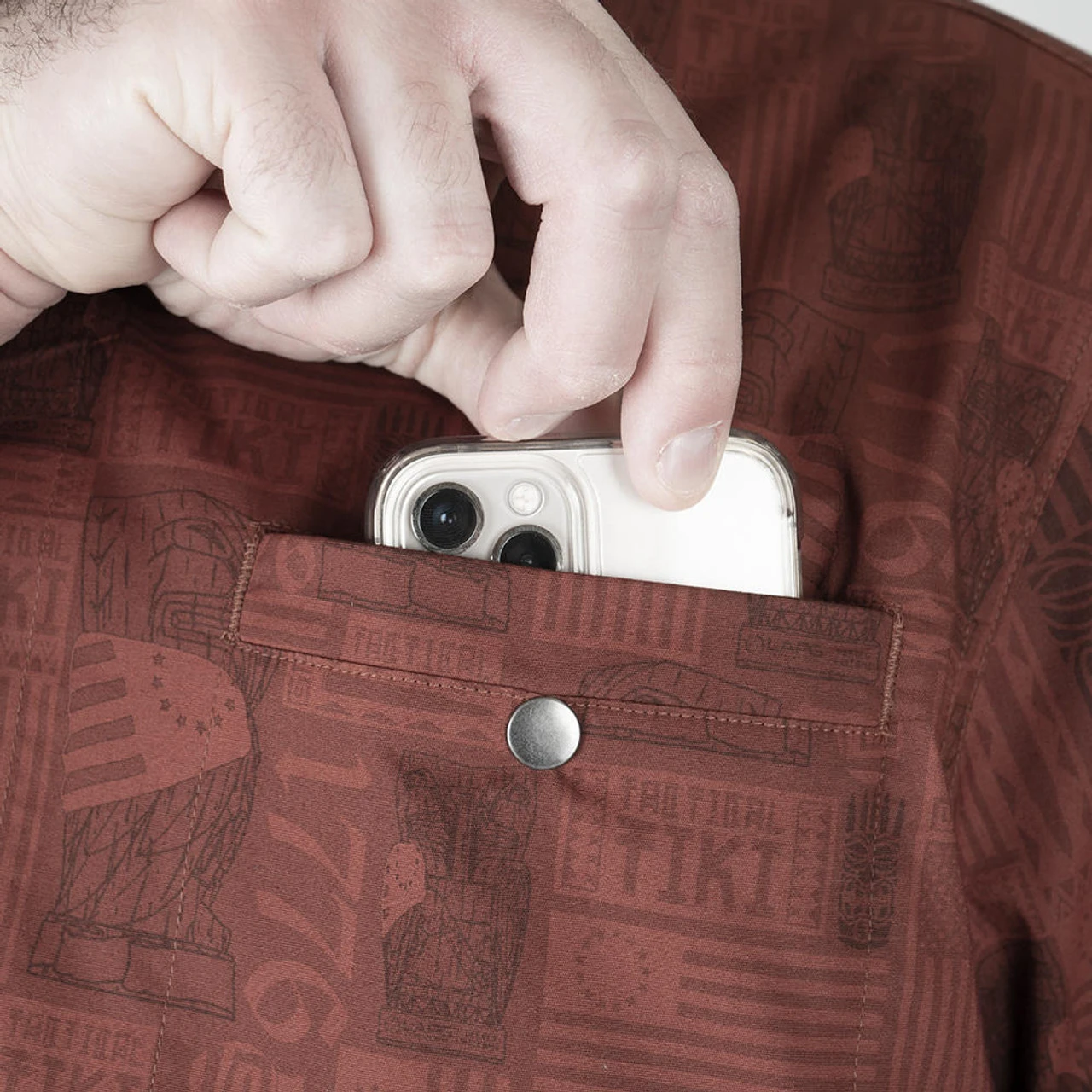 LA Police Gear Eagle Tactical Tiki⢠Short Sleeve Button Up Shirt - Image 6