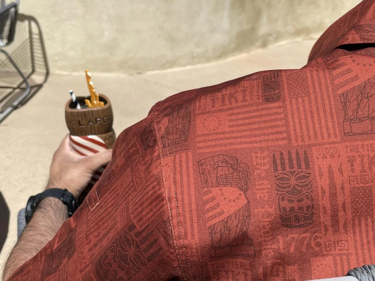 LA Police Gear Eagle Tactical Tiki⢠Short Sleeve Button Up Shirt - Image 4