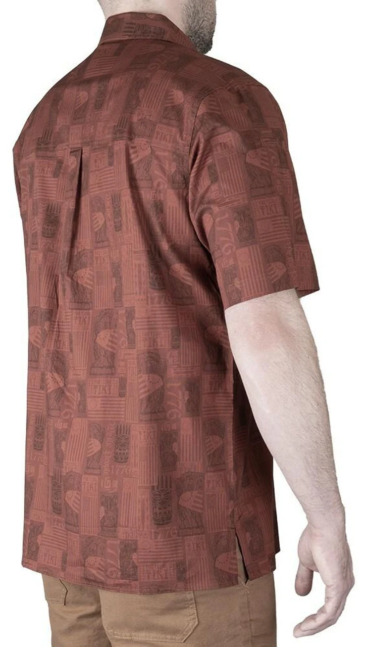 LA Police Gear Eagle Tactical Tiki⢠Short Sleeve Button Up Shirt - Image 12