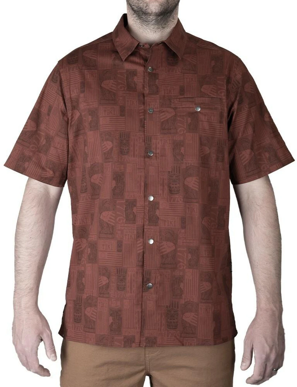 LA Police Gear Eagle Tactical Tiki⢠Short Sleeve Button Up Shirt - Image 17
