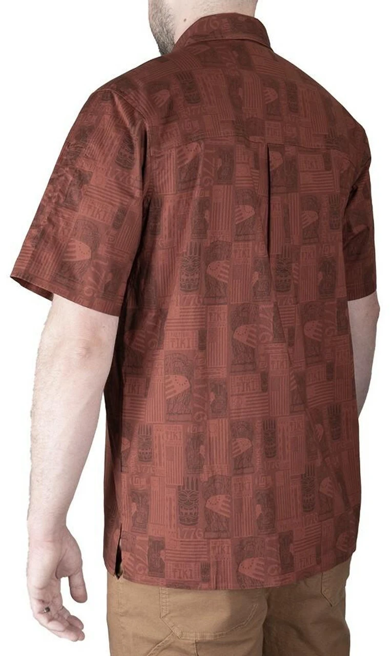 LA Police Gear Eagle Tactical Tiki⢠Short Sleeve Button Up Shirt - Image 14